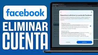 Cómo DESACTIVAR o ELIMINAR una cuenta de FACEBOOK desde PC (2026)