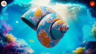 Seashell 3D Modeling in Blender | Blender Shell 3D Modeling | Blender Shell
