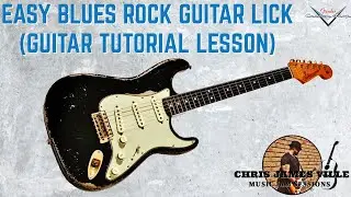 Blues Rock Guitar Lick (Easy Guitar Lesson Tutorial)