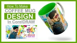 coreldraw Tutorial | coffee cup design in coreldraw | Urdu+Hindi | by @AnasGraphics