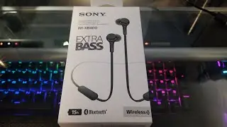 Sony WI-XB400 Extra Bass Wireless Headset - Unboxing