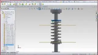 SolidWorks : How to add springs in assembly