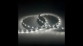 Prezentare video: banda LED Hoff, 12V, 6 W / m, lumina rece, 5 m, IP20