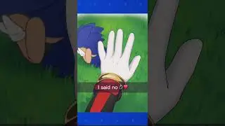Shadow rejects Sonic's proposal 😢  
