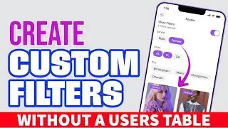 Glide: Custom Filters WITHOUT a Users Table