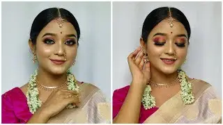 South Indian Makeup । Glam Look । Debopriya's Beauty Bar।