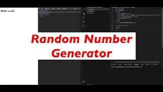 Random Number Generator Project #1