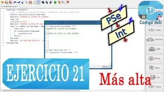Nota más alta de N alumnos en PSeInt (Ejercicio en PSeInt N°21)