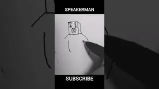 drawing speakerman simple 