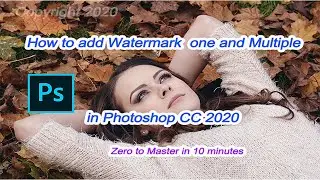 How to add Watermark in Adobe Photoshop CC 2020