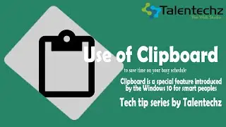 How to use windows 10 clipboard feature to save your time...