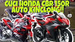 Cuci Motor Kesayangan CBR 150R Auto Kinclong!!!