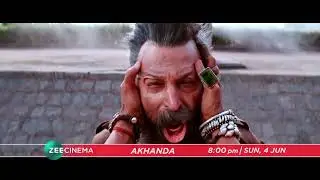 Akhanda | TV Par Pehli Baar | 4th June, Sun 8 PM | Promo | Zee Cinema
