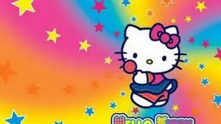 Раскраска Хелло Китти. Мультфильм. Hello Kitty painting
