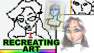 TRYING TO RECREATE LITTYFAM ART CHRISTMAS SPECIAL