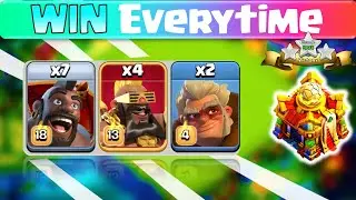 COCBASE TH16 Attack Strategy ft Super Hog and Druid - War Gameplay 127