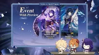 RAIDEN SHOGUN RERUN! VERSION 4.0-4.1 BANNERS UPDATE! | Genshin Impact