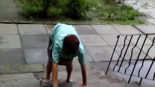 Пьяная баба