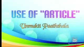 Use of Articles(A,An,The)| Rules & Examples of Articles