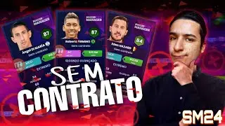 JOGADORES SEM CONTRATO NO SOCCER MANAGER 24💥