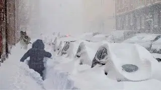 Incredible scenes of chaos in the snowy Argentina! Las Leñas -  Ice Age is coming