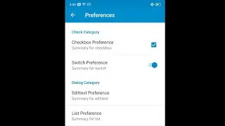 How to add preferences (settings) in sketchware project