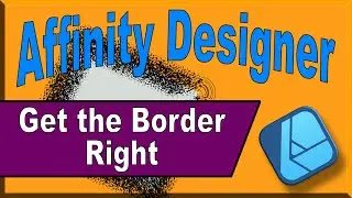 Affinity Designer How to define the size of a stroke on an object