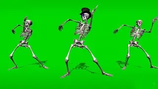 skeleton green screen video free download