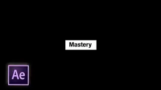Motion Graphic Text Animations and Alpha Mattes  in After Effects - Day 2
