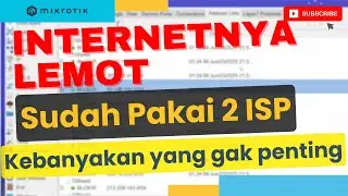 SLOW INTERNET?!☑️ FIX MIKROTIK LOAD BALANCE PCC 2 ISP | MIKROTIK TUTORIAL