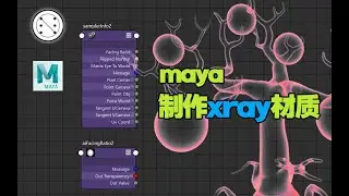 Maya节点-samplerInfo,aiFacingRatio制作xray材质