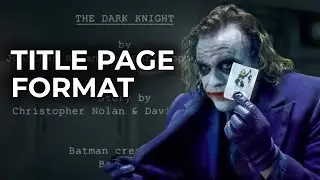 Is Your Title Page Making the Wrong First Impression?