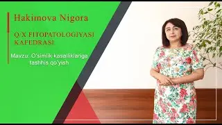 Mavzu: O'simlik kasalliklariga tashhis qo'yish
