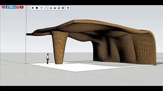 Parametric Modeling using Bezier Surface Plugin SketchUp