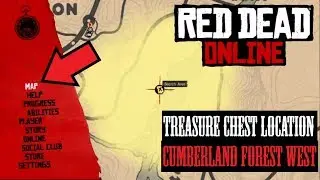 RDR2 Online * Treasure Chest Location * Cumberland Forest West