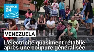 Venezuela : l'électricité quasiment rétablie après une coupure généralisée de plus de 12 heures