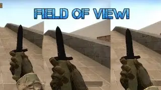 HOW TO CHANGE UR FIELD OF VIEW IN CSGO!