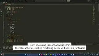 [Graphics] Rasterization Using Bresenham Algorithm and Scanline Algorithm