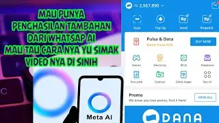 TUTORIAL CARA MENGHASILKAN UANG DI WHATSAP Al META YANG LAGI RAMAY SEKARANG INI #dschannel#tutorial
