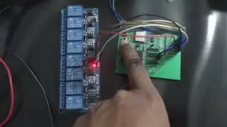 ESP8266 and 74HC595 Relay Driver test 2 with speed control
