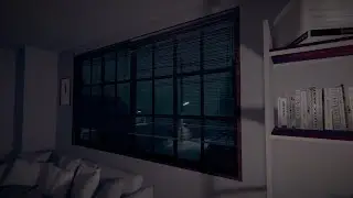 VRchat ASMR | a rainy night by the train 1 Hour
