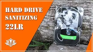 Sanitizing an Old HDD Hard Drive “Adiga Armory Style” with 22LR