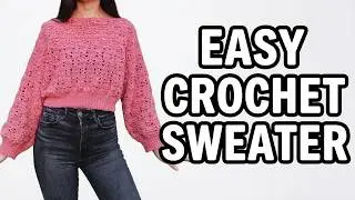 Crochet Tutorial for Flower Bloom Sweater