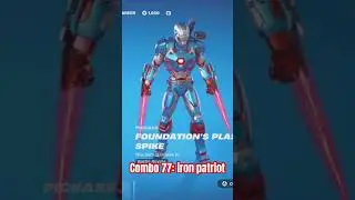 Combo 77 Iron patriot #music #fortnitecombos #fortnite #gaming #marvel #lockercombo #combo ￼