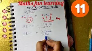 Mental Math- quick multiply 2 digit numbers by 11