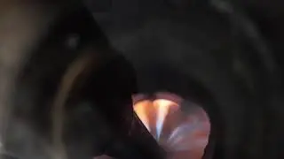 мое синее пламя на отработке