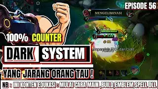 CARA COUNTER DARK SYSTEM 100% AMPUH 🔴 CARA MAIN URANUS ||URANUS BUILD AND EMBLEM 2024.MOBILE LEGENDS