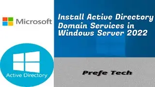 Install Active Directory Domain Services in Windows Server 2022
