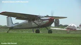 Cessna 175RV Skymaster landing and take off
