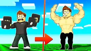 Супер качек в Симуляторе Качка 2 Роблокс Lifting Titans